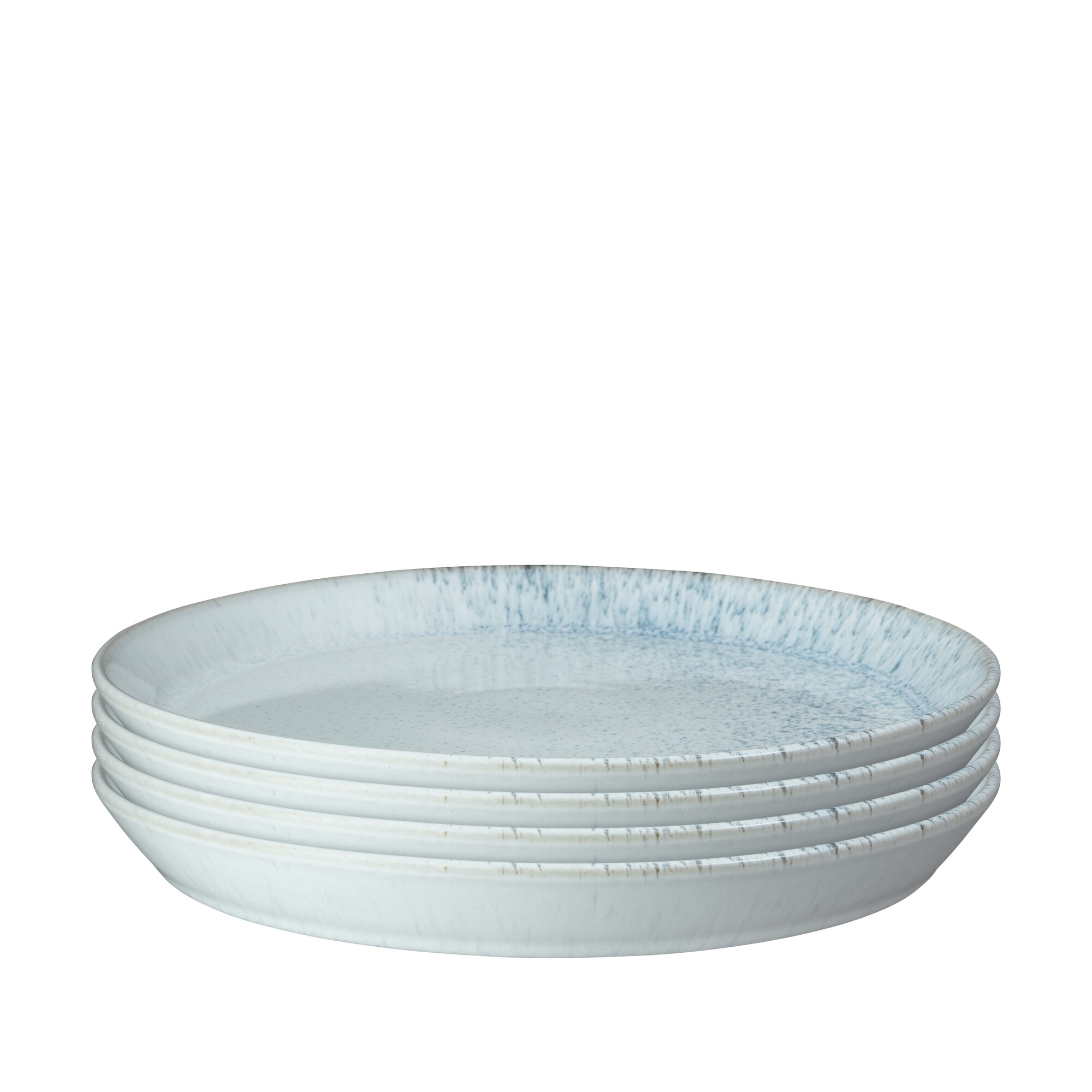 Product photograph of Denby Kiln Blue Set Of 4 Dinner Plates from Denby Retail Ltd